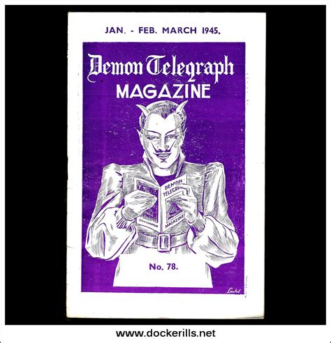 Demon Telegraph No 78 March 1945 Magic Conjuring L Davenport And C