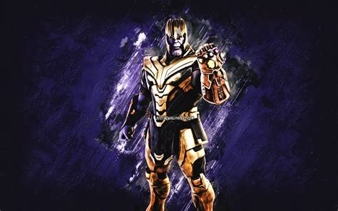 Download Wallpapers Fortnite Thanos Skin Fortnite Main Characters