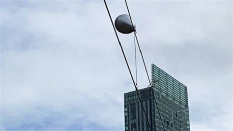Manchester Helium Balloon Stuck In Cables Causes Train Delays Bbc News