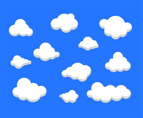Free Cartoon Clouds Vector Vector Art And Graphics