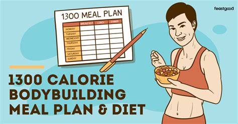 1300 Calorie Bodybuilding Meal Plan And Diet Printable