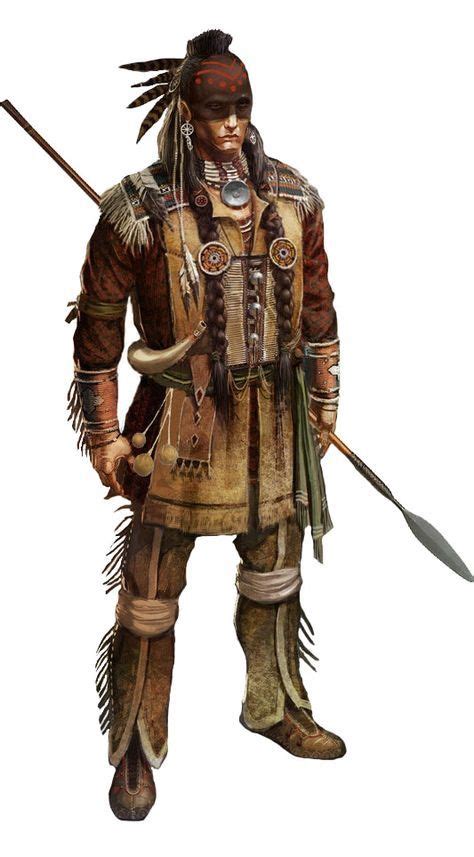 Message Native American Warrior Concept Art Characters