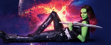 After saving xandar from ronan\'s wrath, the guardians are now recognized as heroes. Gamora Guardians Of The Galaxy Vol 2 Cast 10k, HD Movies ...