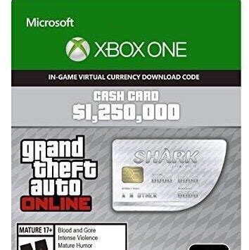 You can redeem the free shark cards via the rockstar social club redeem page, after which the amount of money stated on the card is automatically added to your grand theft auto. GTA V 5 Great White Shark Cash Card - Xbox One Digital Code - Xbox Gift Card Gift Cards - Gameflip