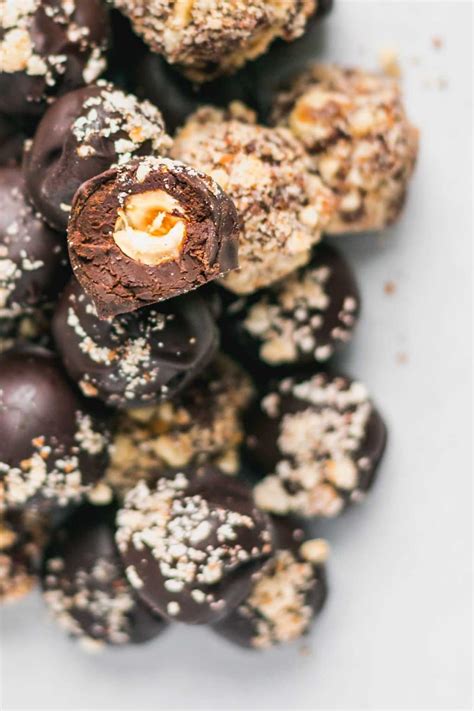 Vegan Chocolate Hazelnut Truffles The Curious Chickpea