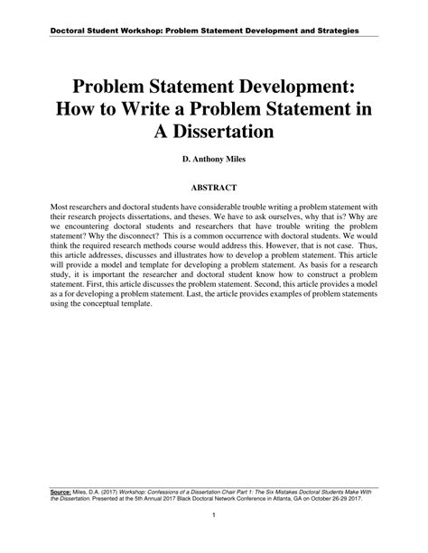 Ensure that the problems include the customer's perspective 4. (PDF) ARTICLE: "Research Methods and Strategies: Problem ...