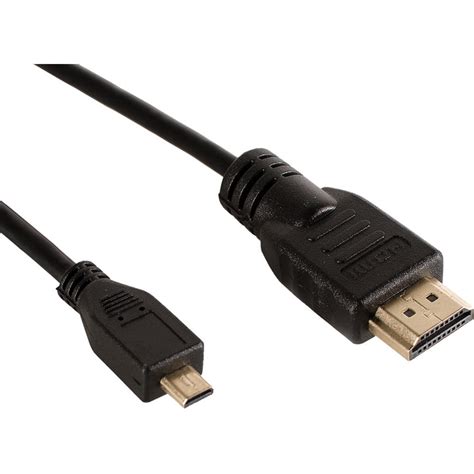 Convert the signal from hdmi interface to vga interface. HDMI Cable 1 metre - HDMI Plug to Micro HDMI Plug