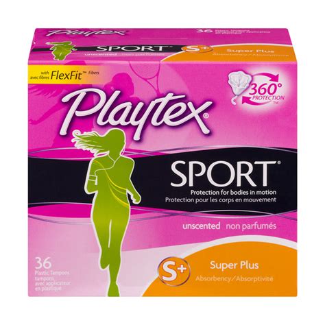 Save On Playtex Sport Super Plus Tampons Unscented Order Online