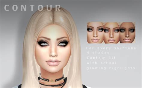 Sisten Sims New Depth Contour Kits Includes Face Sculpting Sims