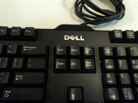 Dell Desktop Wired Usb Computer Keyboard Black 104 Keys Rt7d50