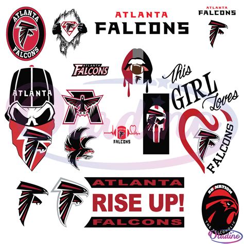 Rise Up Atlanta Falcons Logo Svg Bundle