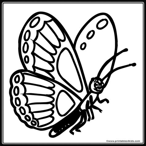 Butterfly Coloring Page 9 Printables For Kids Free