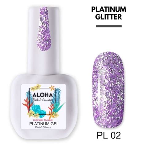Aloha Ml Platinum Glitter Pl Lilac