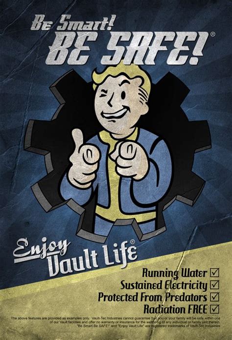 Vault Tec Propaganda Poster Fallout Birthday Fallout