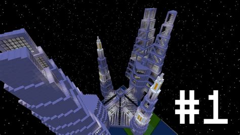 Minecraft Space Station Mega Build 1 Youtube