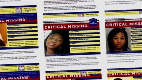 Missing Black Girls In Dc Spark Outrage Prompt Calls For Federal Help