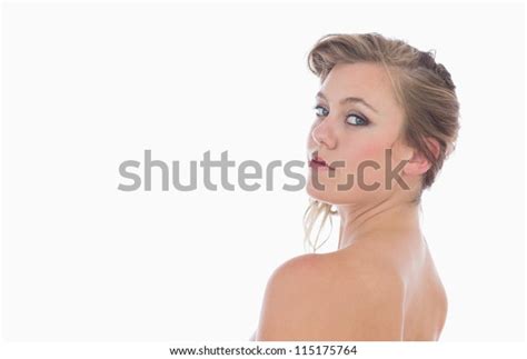 Nude Woman Looking Over Her Shoulder Stock Photo 115175764 Shutterstock