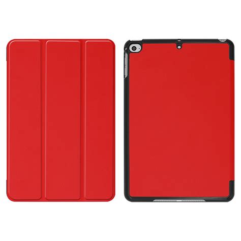 Trifold Smart Case For Apple Ipad Mini 5 4th Gen Red