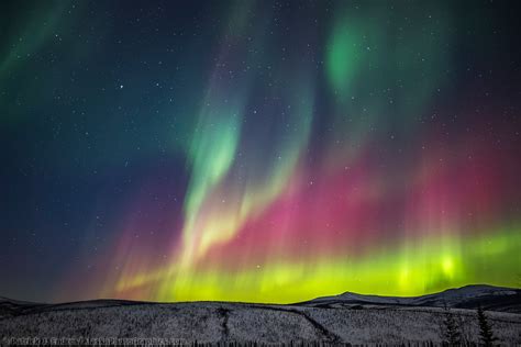 Enjoy the aurora borealis season in Fairbanks, Alaska.