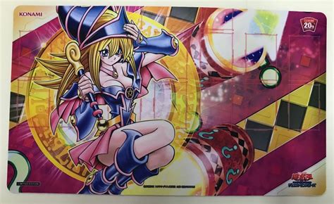 Yu Gi Oh Dark Magician Girl Playmat Magic Cylinder Satellite Hobbies And Toys Toys And Games On