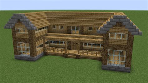Minecraft How To Build A Modern Wooden House Youtube