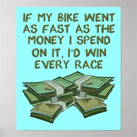 Motorcycle Racing Funny Poster Sign Zazzle