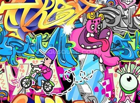 Graffiti Urban Art Wallpaper Wallsauce Us