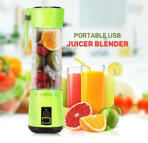 Buy Usb Rechargeable Juicer Blender 6 Blades Electric Blender Mini Portable Personal Size Juicer