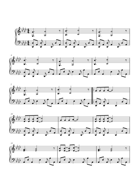 Heavenly Cigarettes After Sex Sheet Music For Piano Solo