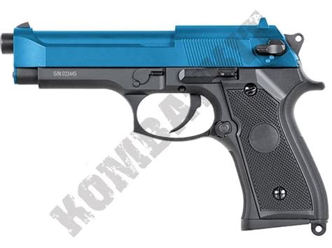 Cm126s Electric Airsoft Pistol Beretta M9 Replica Bb Gun Black 2 Tone