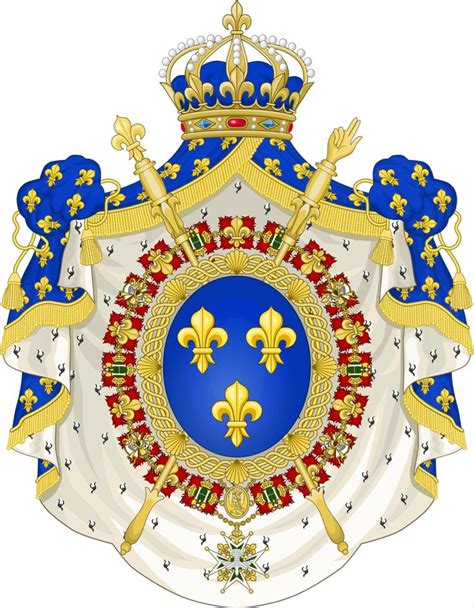 Kingdom Of France Coat Of Arms Coat Of Arms French History Heraldry