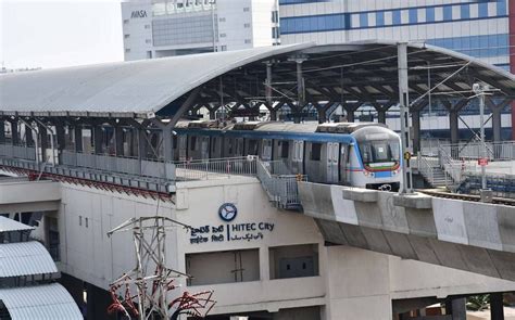 ktr says hyderabad metro hitec city raidurg services from friday railway trains hyderabad