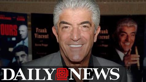 ‘the Sopranos Actor Frank Vincent Dead At 78 Youtube