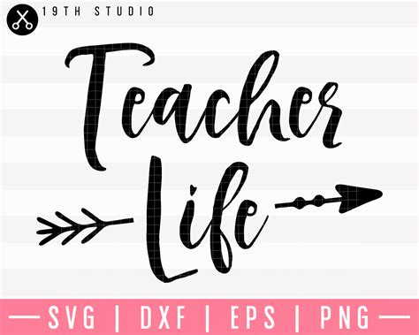 Teacher Life SVG | M5F12 - Craft House SVG