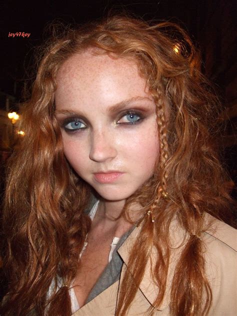 Lily Cole Lily Cole Beauty Natural Redhead
