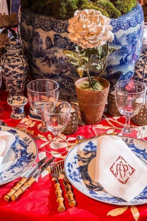 Setting The Chinoiserie Table For The Holidays Chinoiserie Chic
