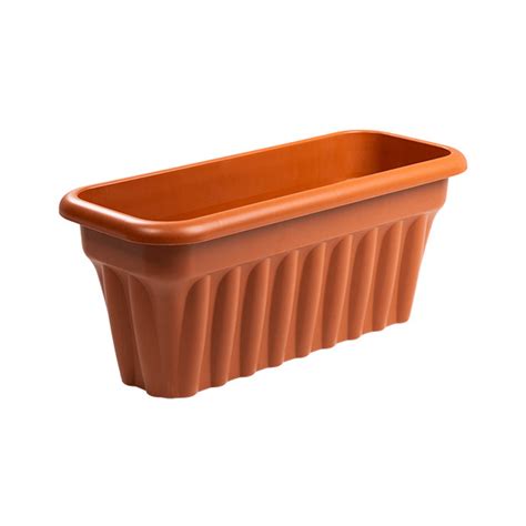 60cm Plant Trough In Terracottagraphite Plastic Storage Boxes