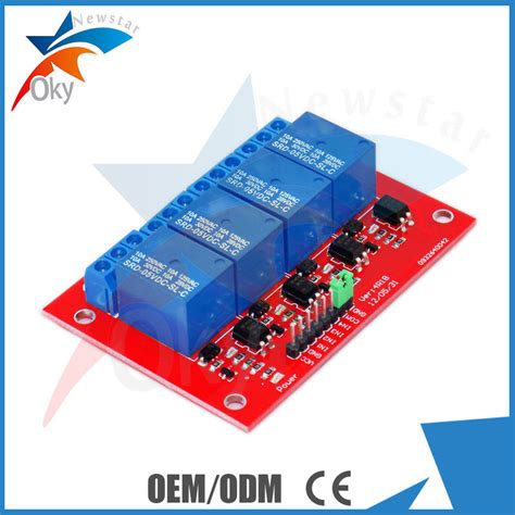 Demo Code 4 Channel Arduino Relay Module 5v 12v Relay Control Module