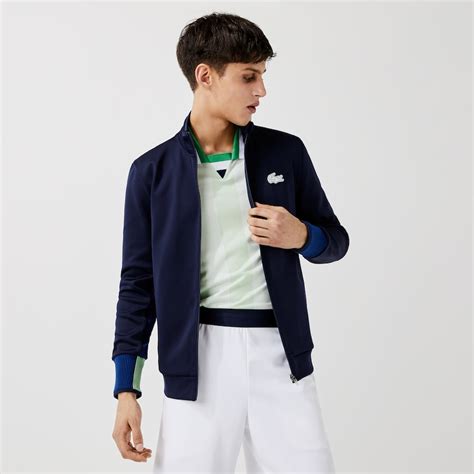 Veste Zippée Lacoste Sport Stretch Bi Matière Color Block Sweatshirts