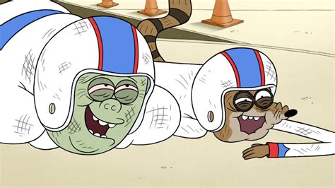 Image S5e13127 Rigby And Muscle Mans Beaten Up Facespng Regular Show Wiki Fandom Powered