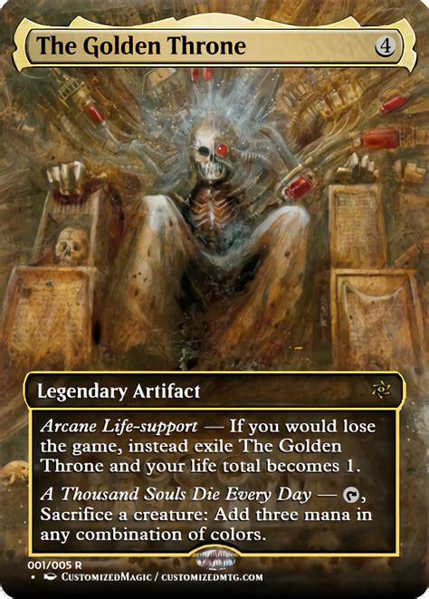 The Golden Throne Customizedmtg Magic The Gathering Proxy Cards