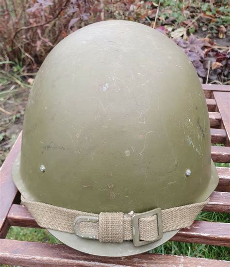 Original Steel Helmet Ssh 40 Wwii Russian Military Soviet Army Rkka Ww2