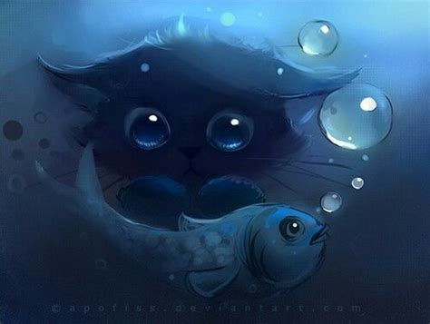 Cat Fish And Cute Image Kittens Cutest Cats And Kittens Cute Cats