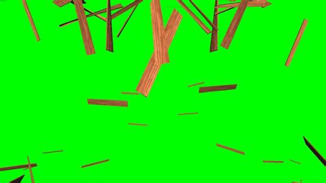 Falling Wood Debris Green Screen Effect Youtube