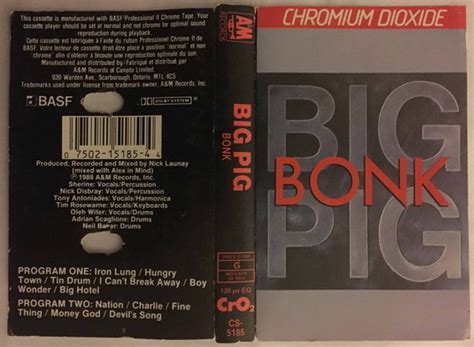 Big Pig Bonk 1987 Cassette Discogs