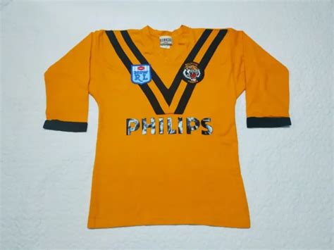 BALMAIN TIGERS 80 S Retro Classic Vintage Rugby League Jersey NSWRL NRL