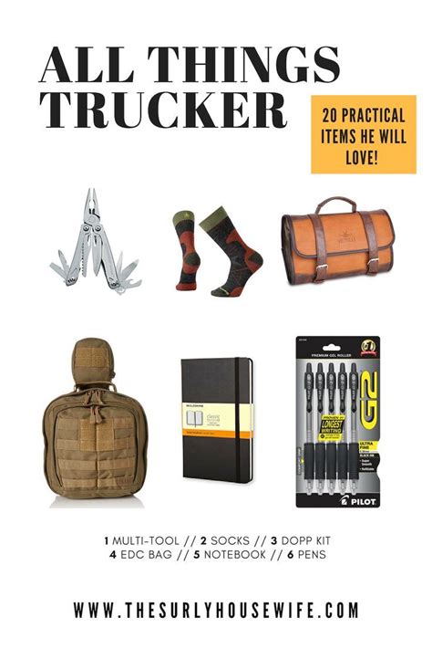 Great ideas make great gifts. Gift Guide for Truck Drivers | Thoughtful gifts for him ...