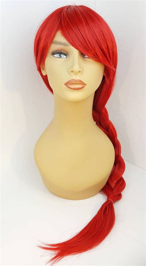 Long Red Wig X Tra Long Red Wig Long Red Straight Wig Long Etsy