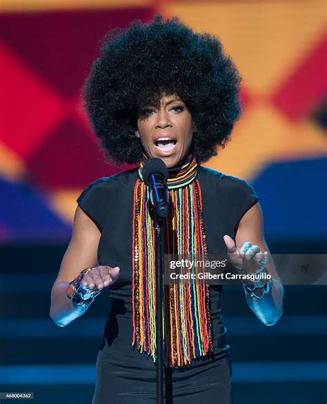 Host Regina King Speaks Onstage During 2015 Black Girls Rock Bet