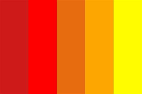 Reds And Yellows Color Palette Red Colour Palette Color Palette